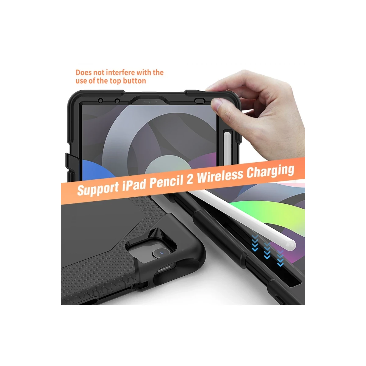 Apple iPad Pro 11 (2020) Kılıf Griffin Tablet Kapak - Siyah