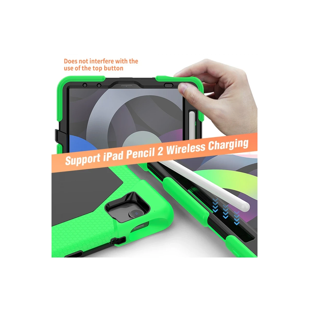 Apple iPad Pro 11 (2020) Kılıf Griffin Tablet Kapak - Yeşil