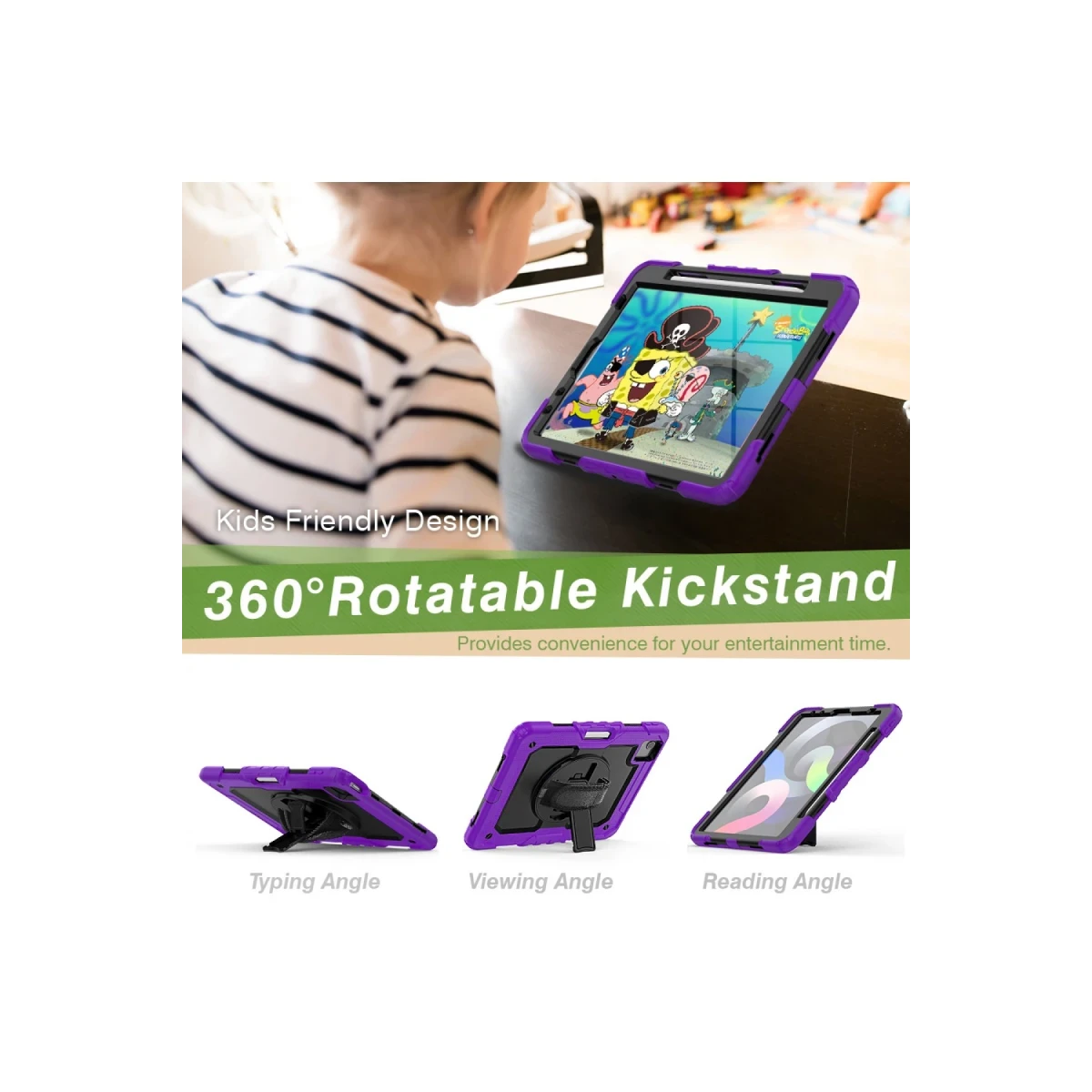 Apple iPad Pro 11 (2020) Kılıf Pars Tablet Kapak - Mor