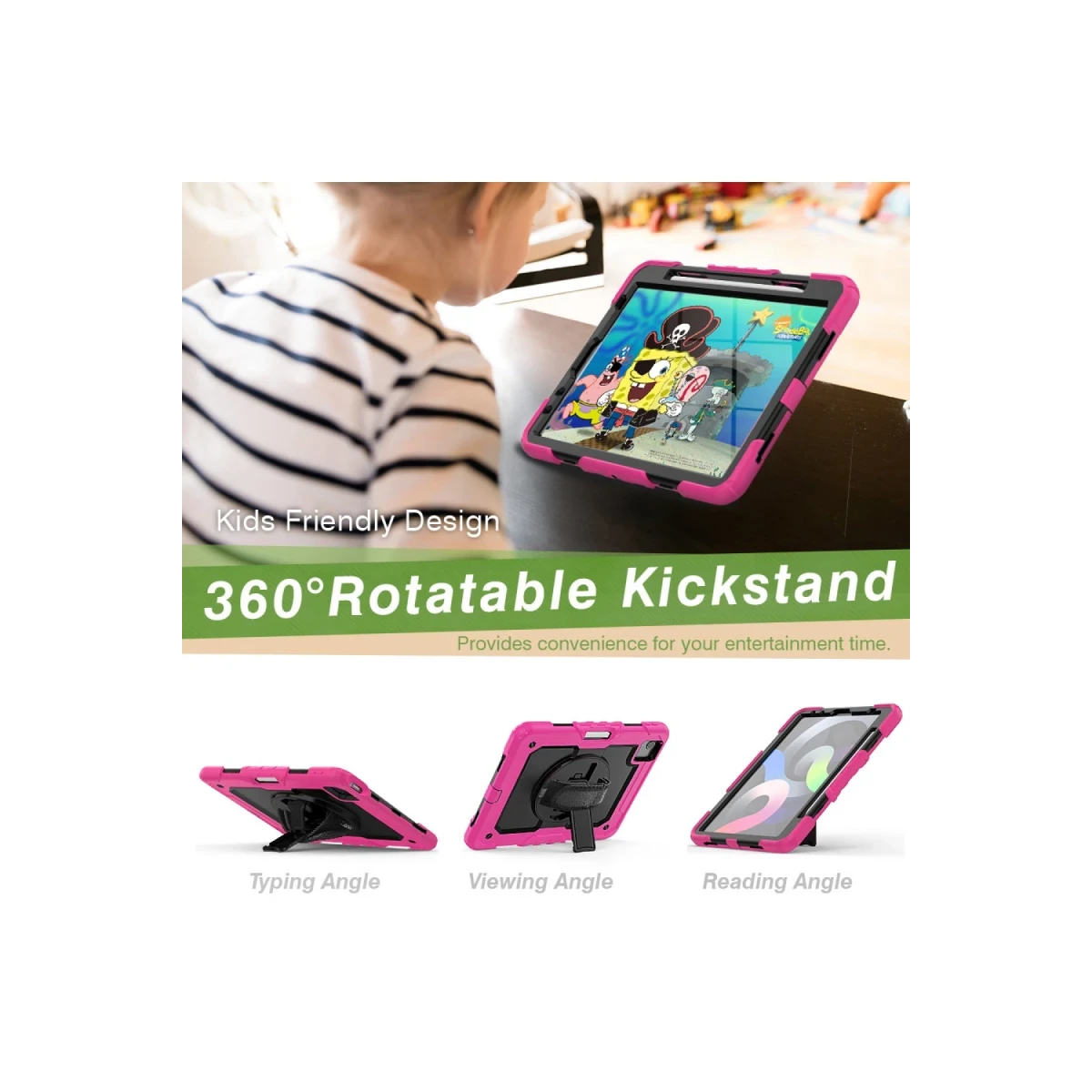 Apple iPad Pro 11 (2020) Kılıf Pars Tablet Kapak - Pembe