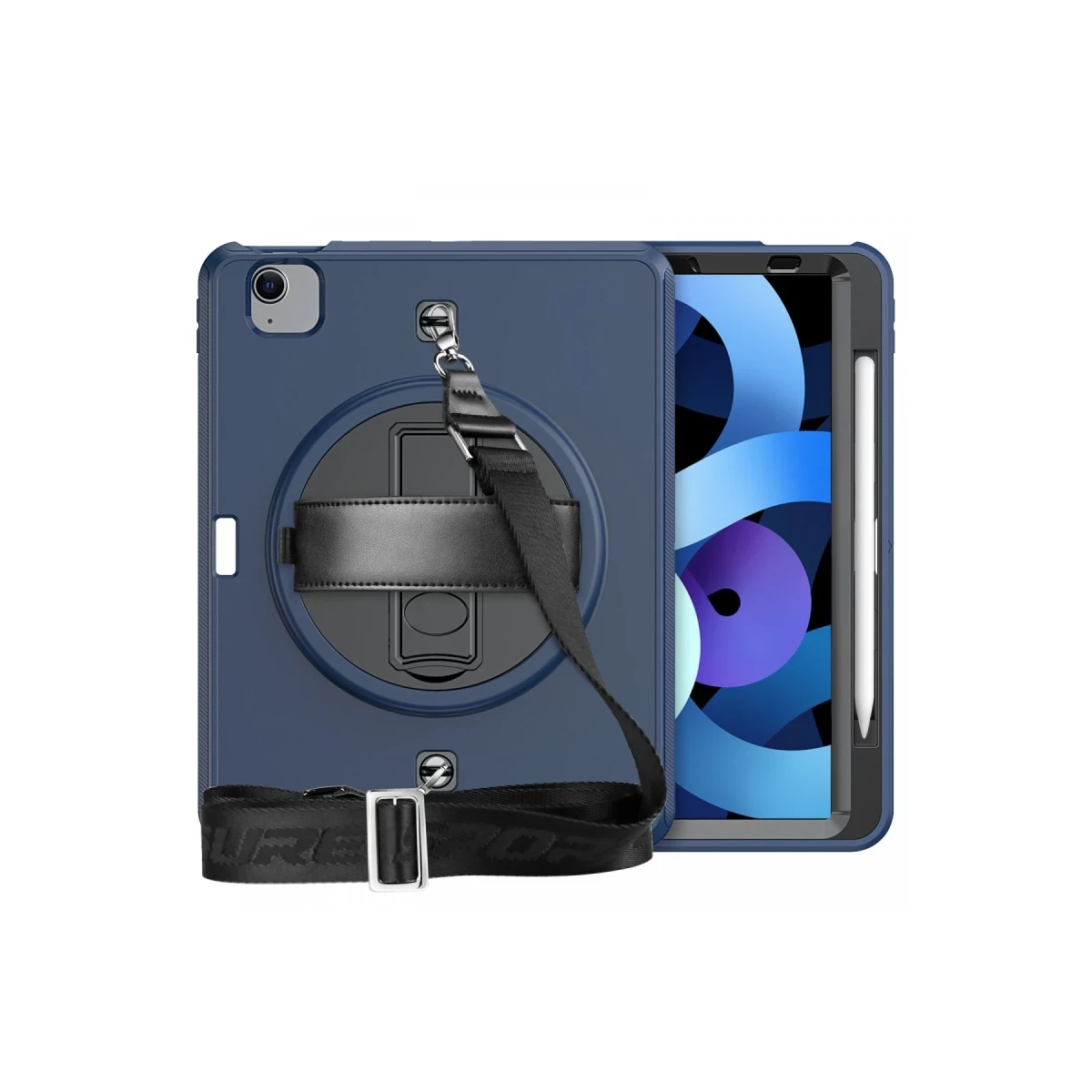 Apple iPad Pro 11 (2020) Kılıf Strap-C Otterbox Tablet Kapak - Lacivert