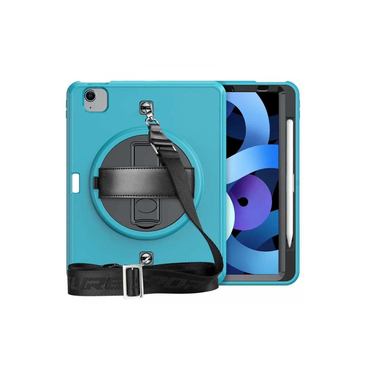 Apple iPad Pro 11 (2020) Kılıf Strap-C Otterbox Tablet Kapak - Mavi