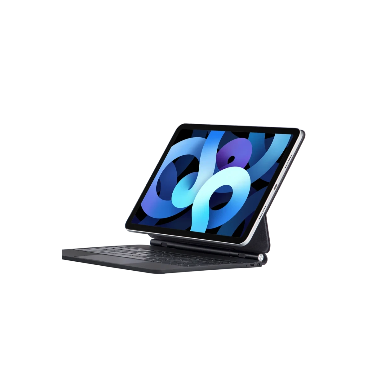 Apple iPad Pro 11 (2022) Kılıf X7 Magic Manyetik Klavyeli Tablet Kılıfı - Siyah