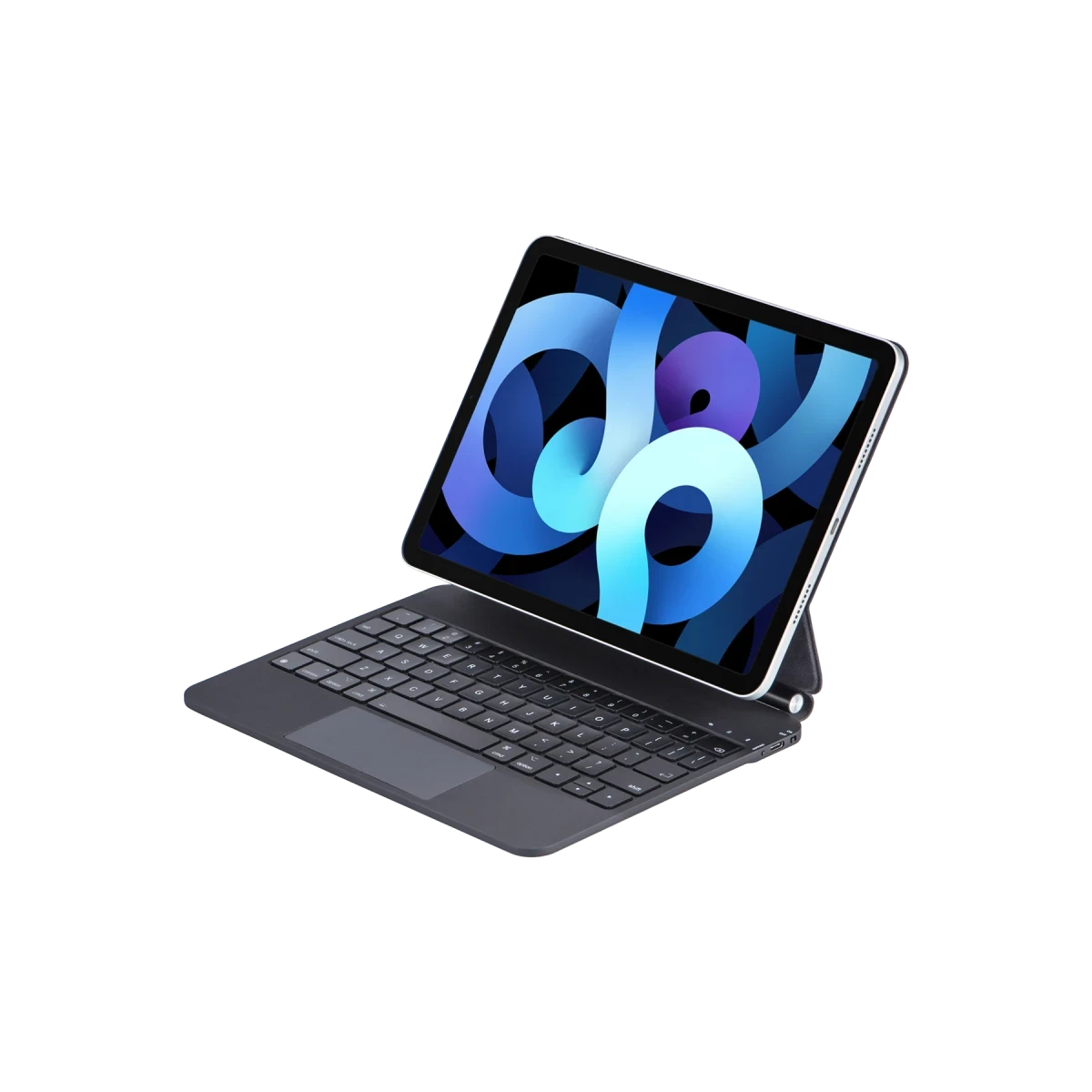 Apple iPad Pro 11 (2022) Kılıf X7 Magic Manyetik Klavyeli Tablet Kılıfı - Siyah