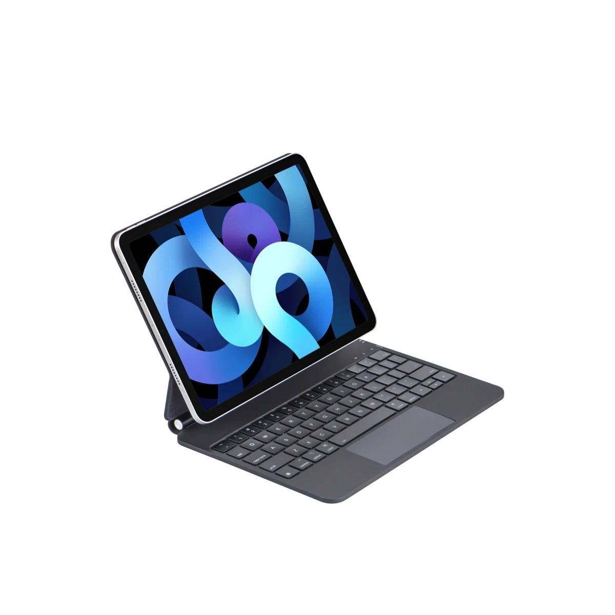 Apple iPad Pro 11 (2022) Kılıf X7 Magic Manyetik Klavyeli Tablet Kılıfı - Siyah