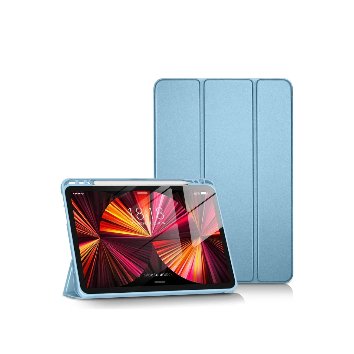 Apple iPad Pro 11 (2024) Kılıf Tablet Smart Kılıf - Mavi