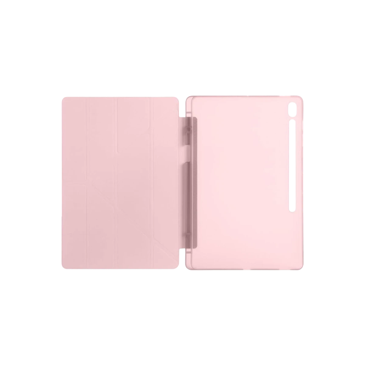 Apple iPad Pro 13 (2024) Kılıf Kalemlikli Hugo Tablet Kılıfı - Rose Gold