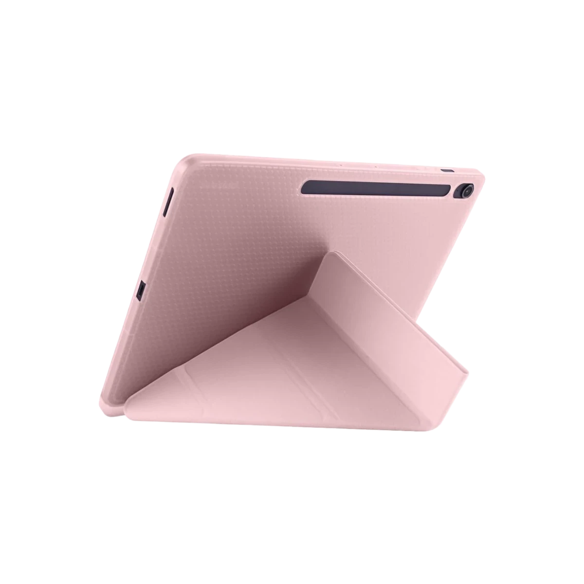 Apple iPad Pro 13 (2024) Kılıf Kalemlikli Hugo Tablet Kılıfı - Rose Gold