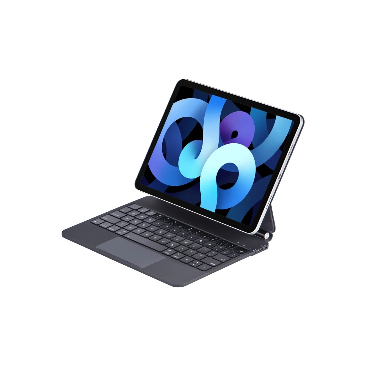 Apple iPad Pro 13 (2024) Kılıf X9P Magic Manyetik Klavyeli Tablet Kılıfı - Siyah