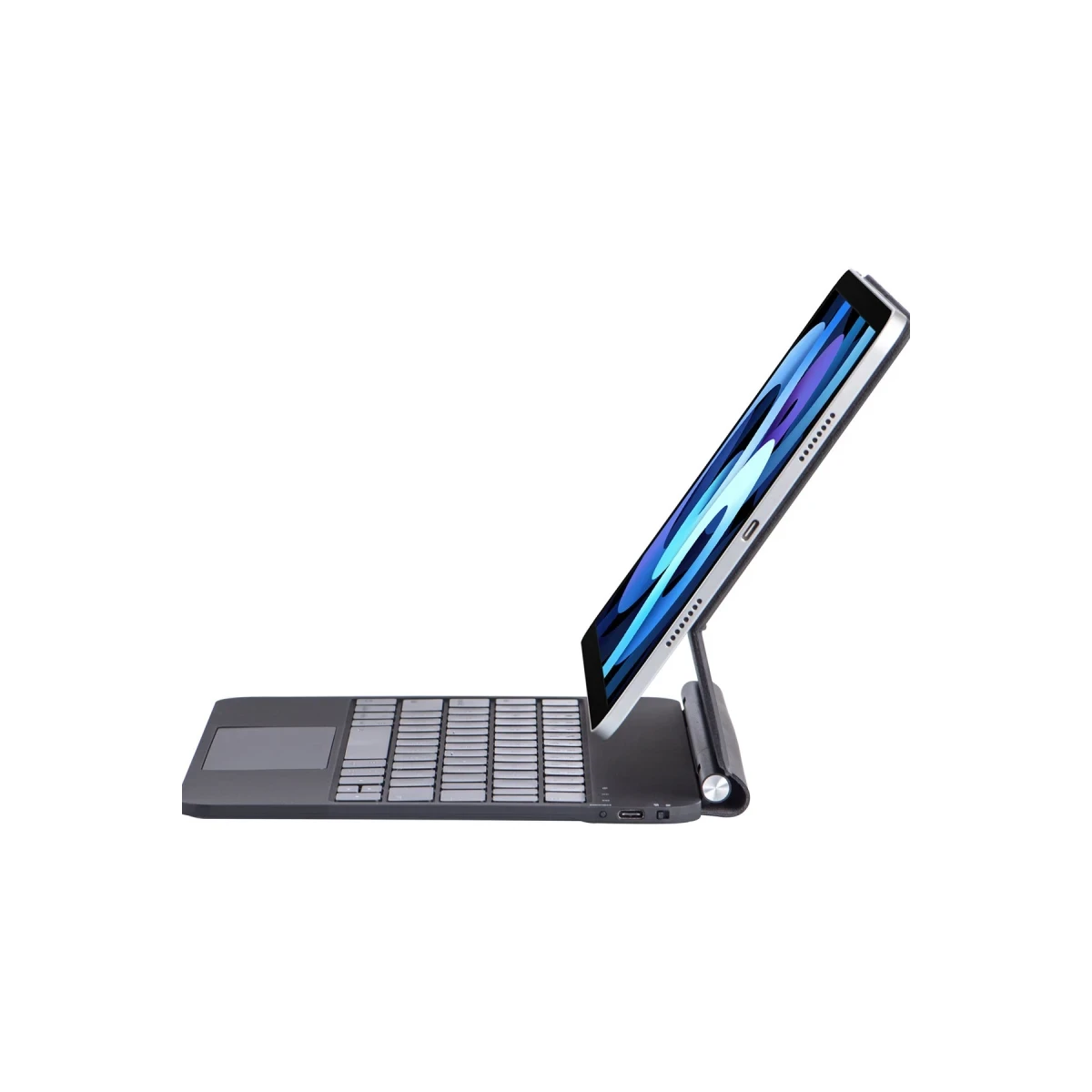 Apple iPad Pro 13 (2024) Kılıf X9P Magic Manyetik Klavyeli Tablet Kılıfı - Siyah