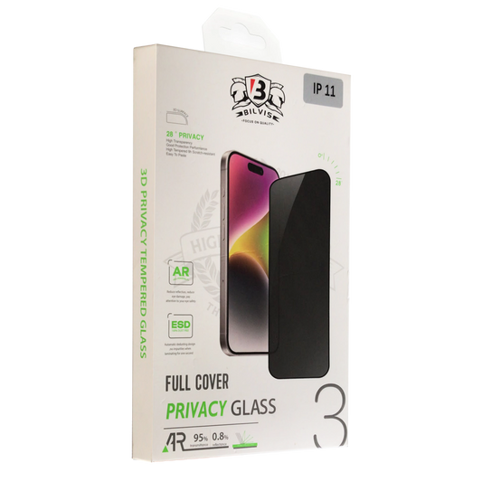 Apple iPhone 11 Bilvis 3D Hayalet Cam Ekran Koruyucu
