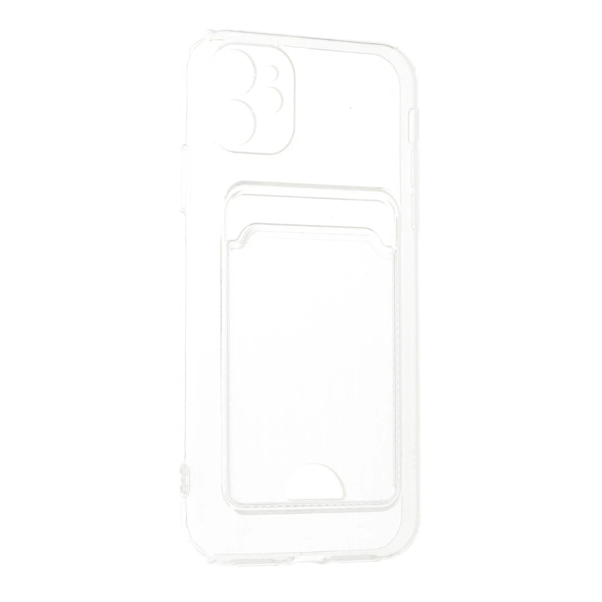 Apple iPhone 11 Kılıf Kart Şeffaf Silikon - Şeffaf