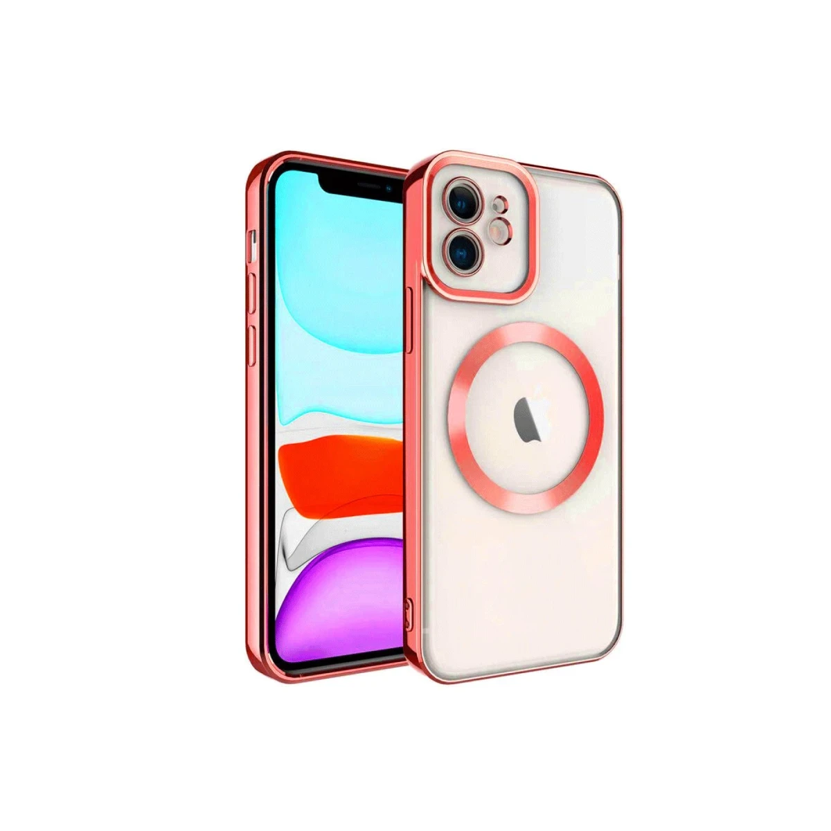 Apple iPhone 11 Kılıf Kross Magneticsafe Kapak - Kırmızı