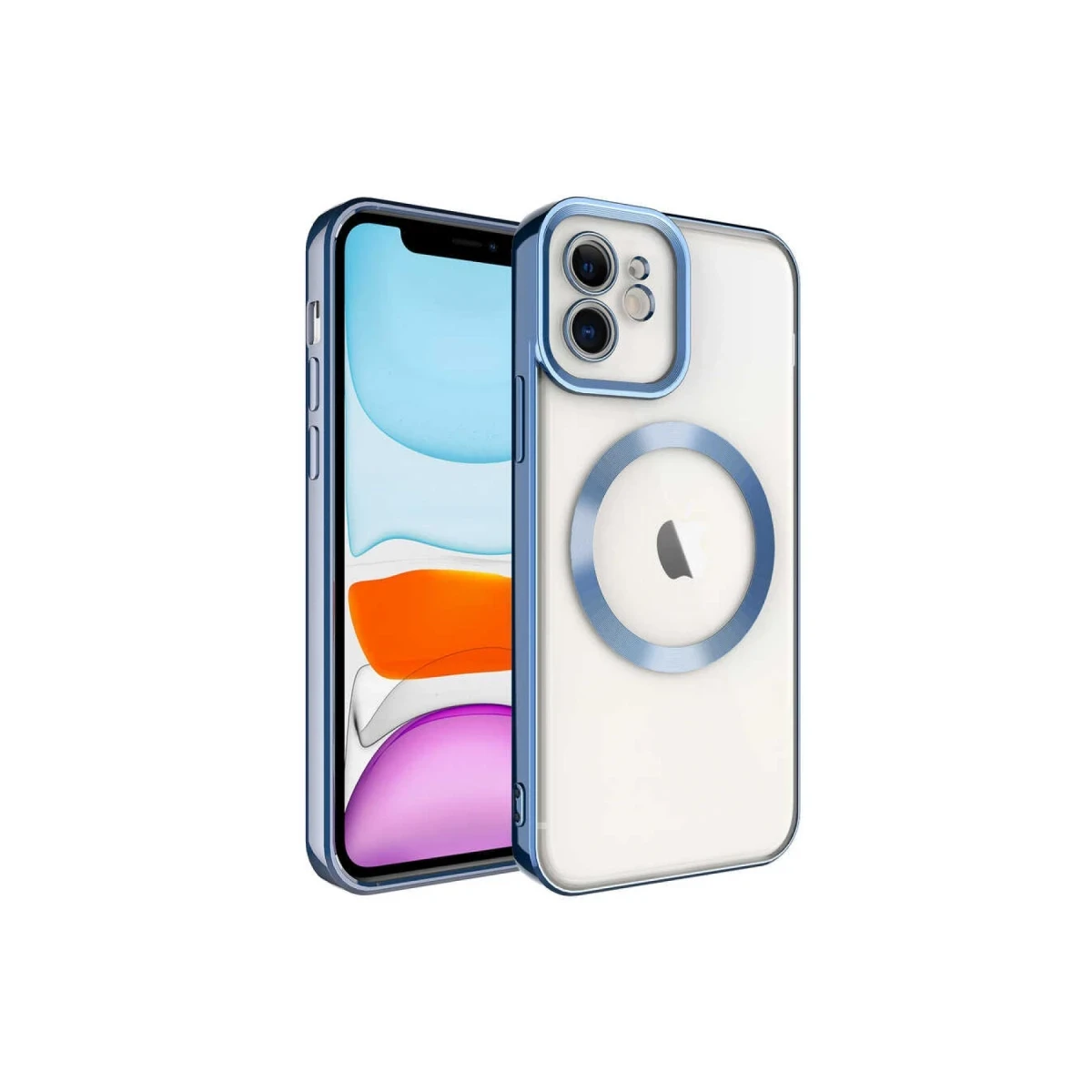Apple iPhone 11 Kılıf Kross Magneticsafe Kapak - Sierra Blue