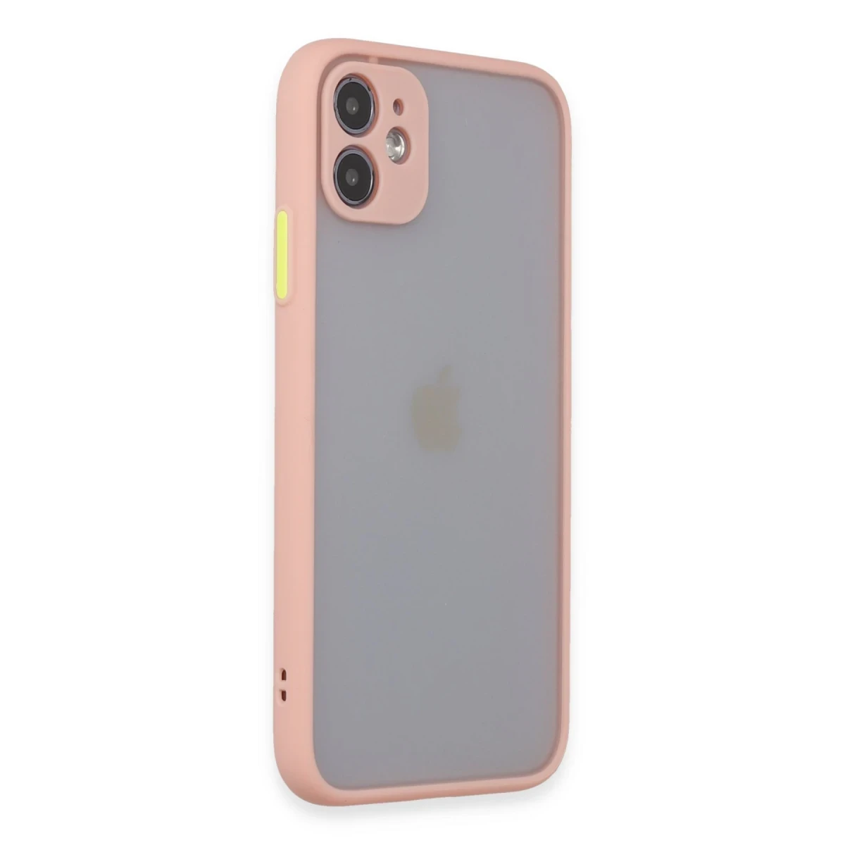 Apple iPhone 11 Kılıf Montreal Silikon Kapak - Pembe
