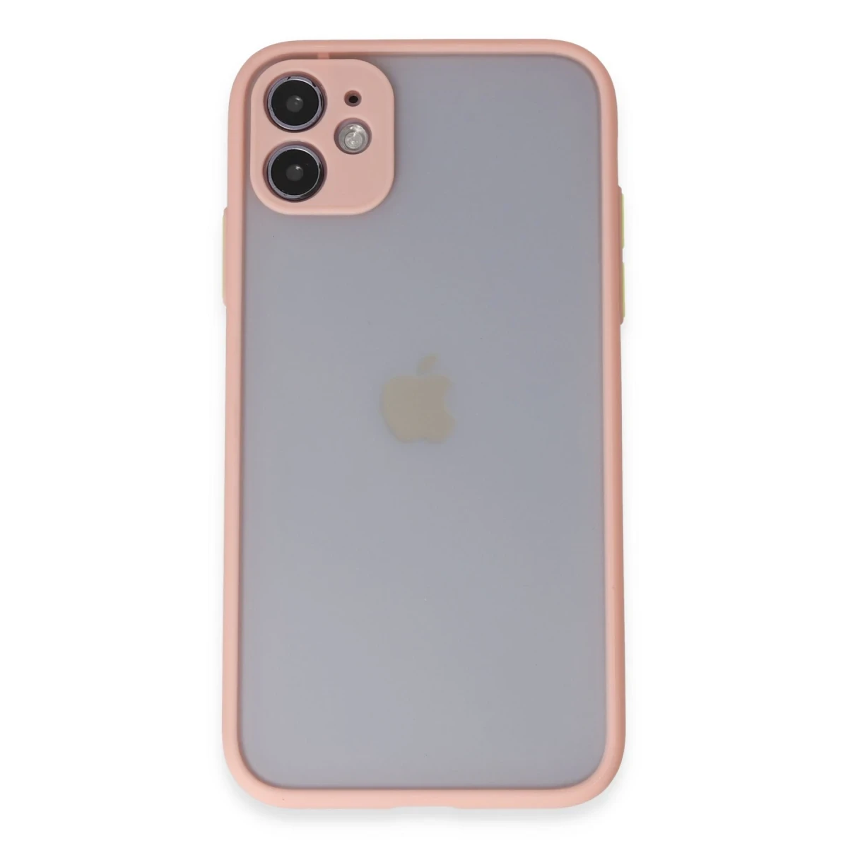 Apple iPhone 11 Kılıf Montreal Silikon Kapak - Pembe