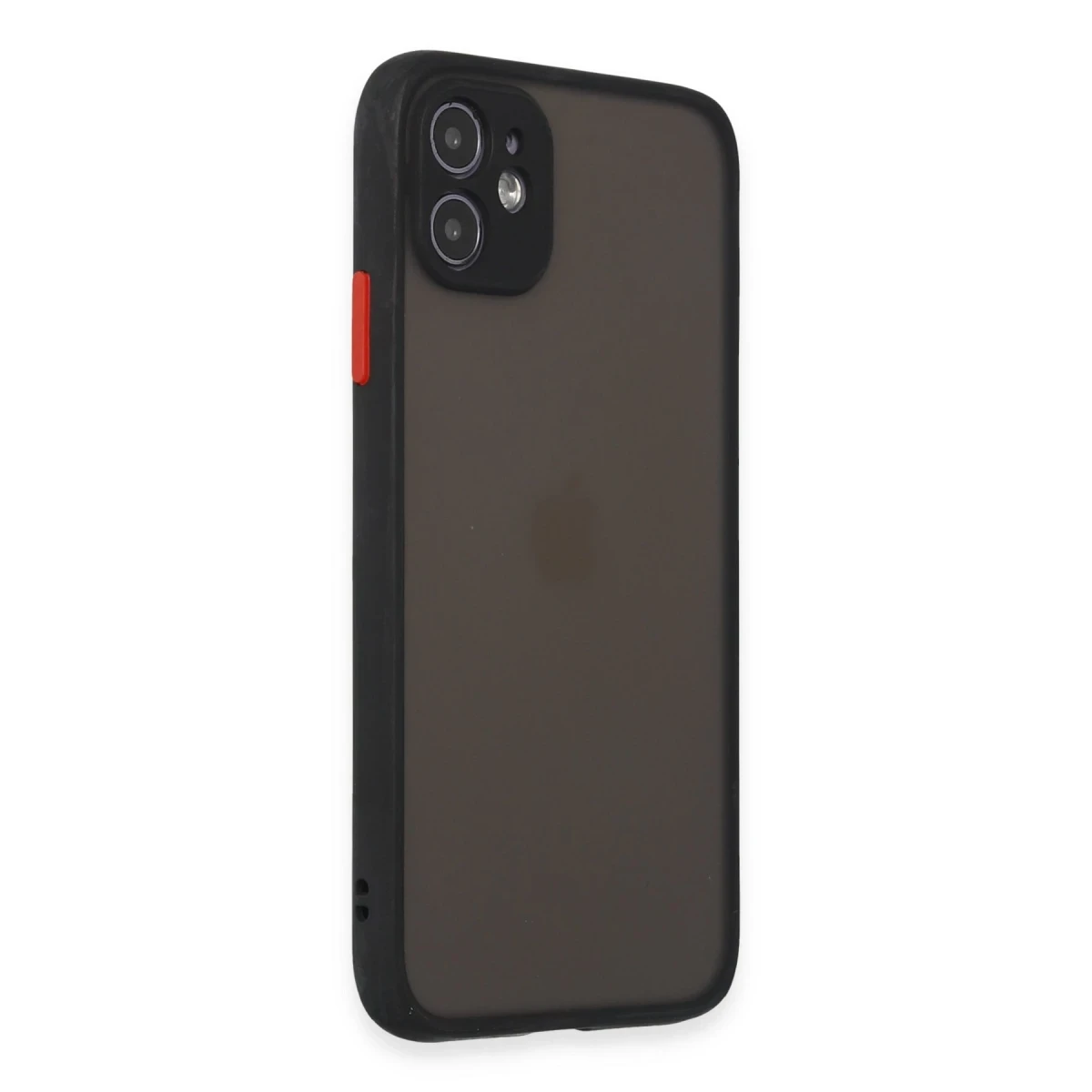 Apple iPhone 11 Kılıf Montreal Silikon Kapak - Siyah