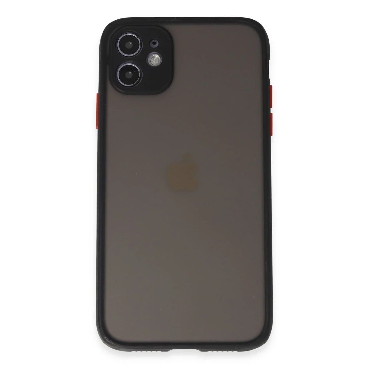 Apple iPhone 11 Kılıf Montreal Silikon Kapak - Siyah