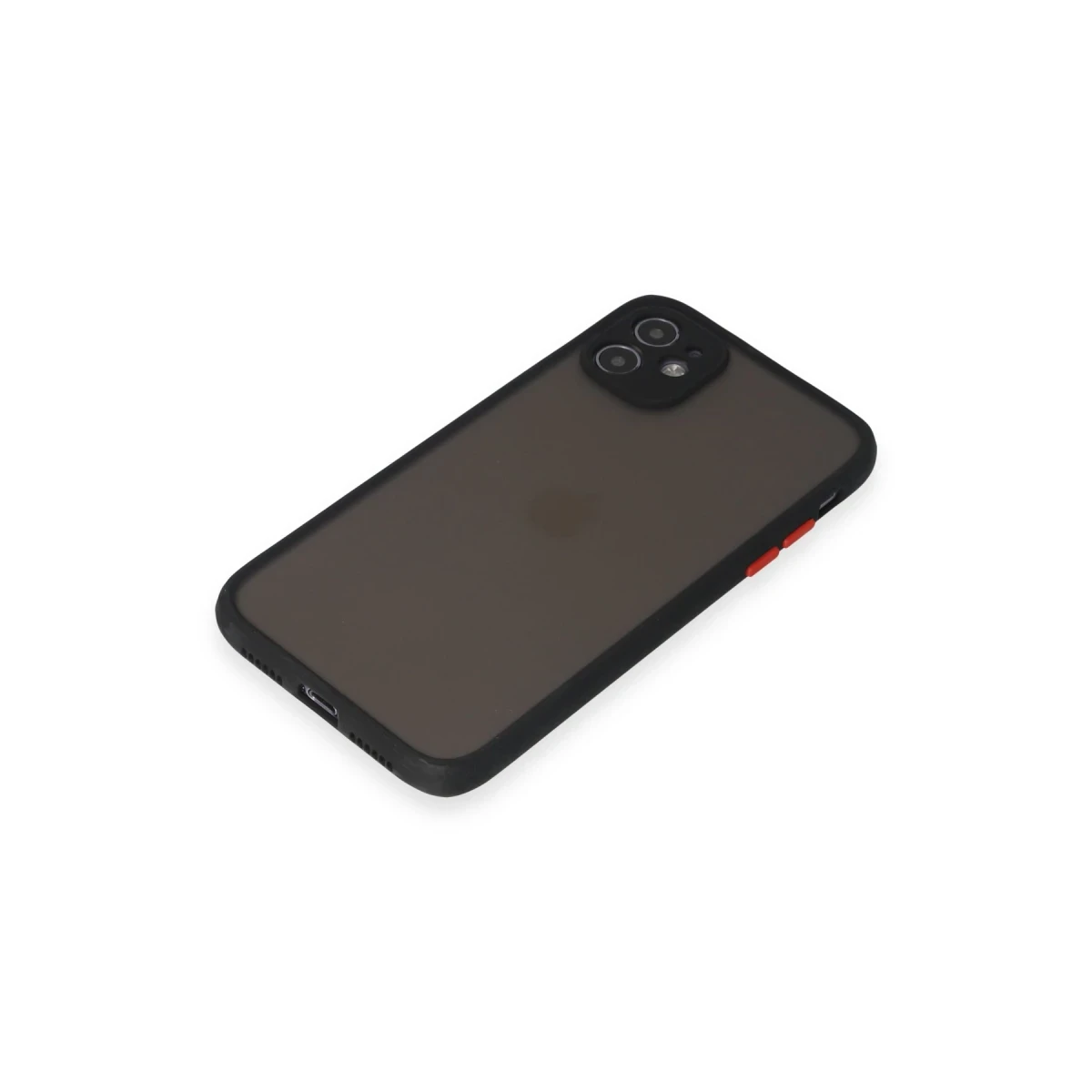 Apple iPhone 11 Kılıf Montreal Silikon Kapak - Siyah