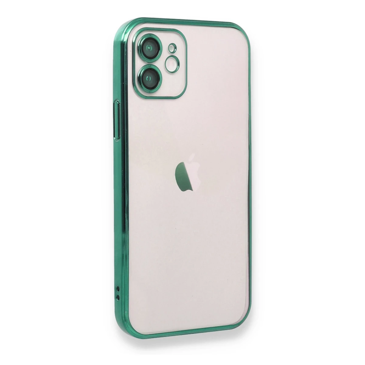 Apple iPhone 11 Kılıf Razer Lensli Silikon - Yeşil