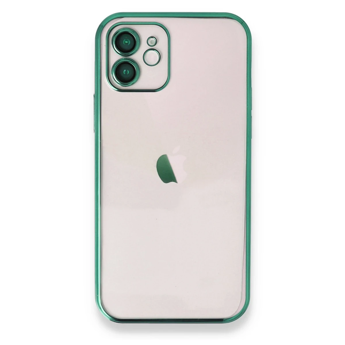 Apple iPhone 11 Kılıf Razer Lensli Silikon - Yeşil