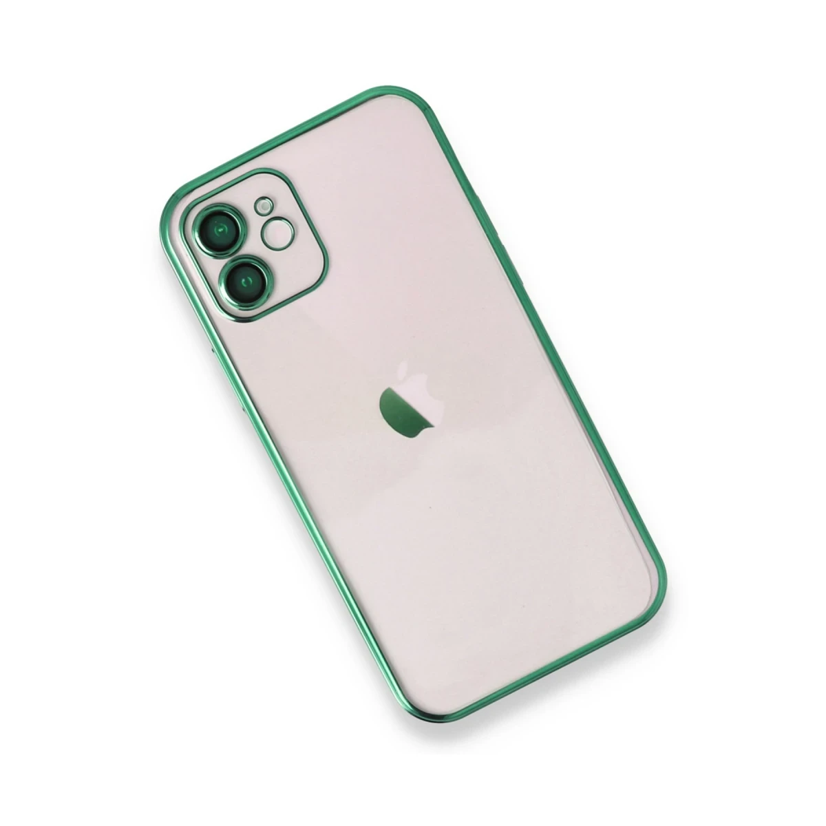 Apple iPhone 11 Kılıf Razer Lensli Silikon - Yeşil