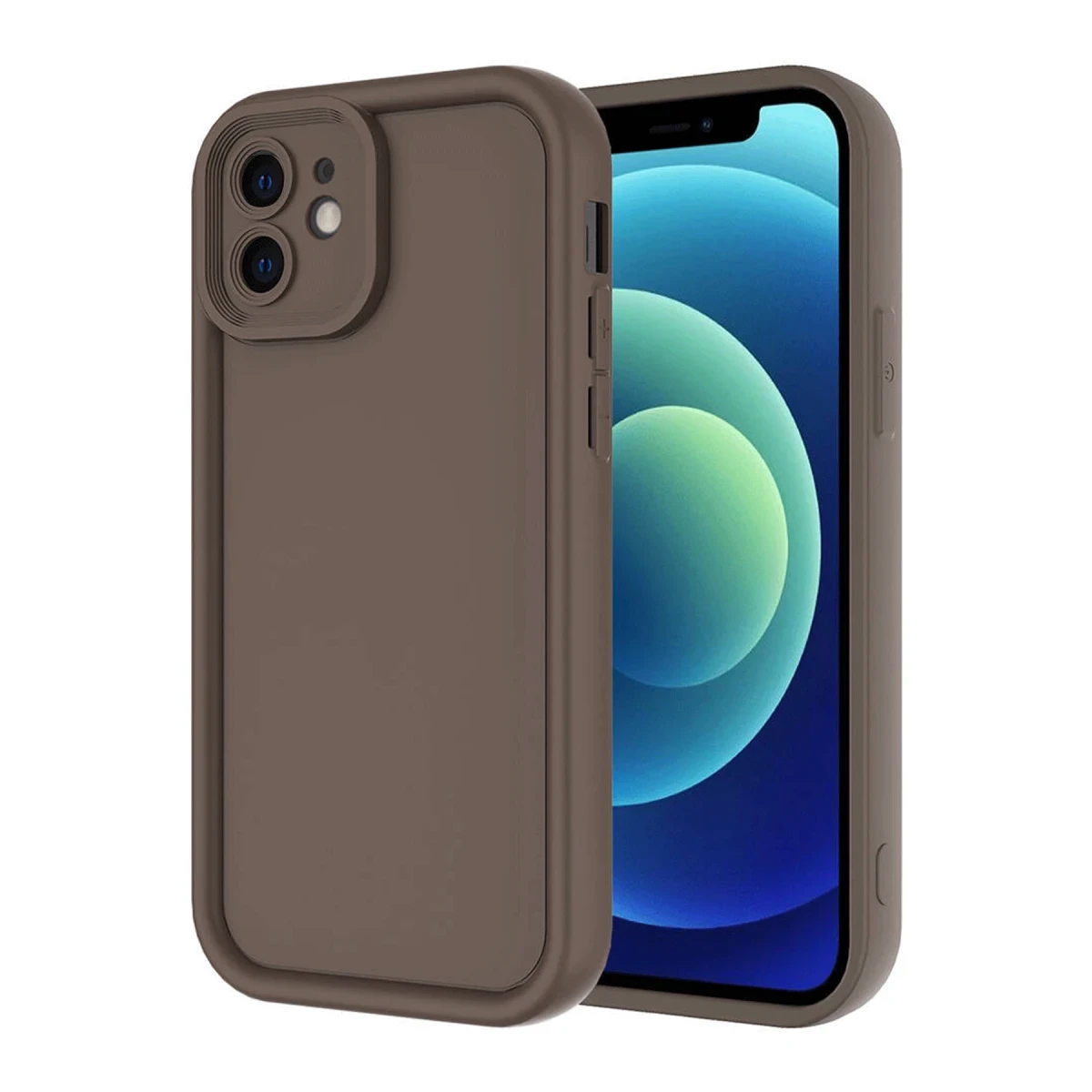 Apple iPhone 11 Kılıf Viera Silikon - Kahverengi