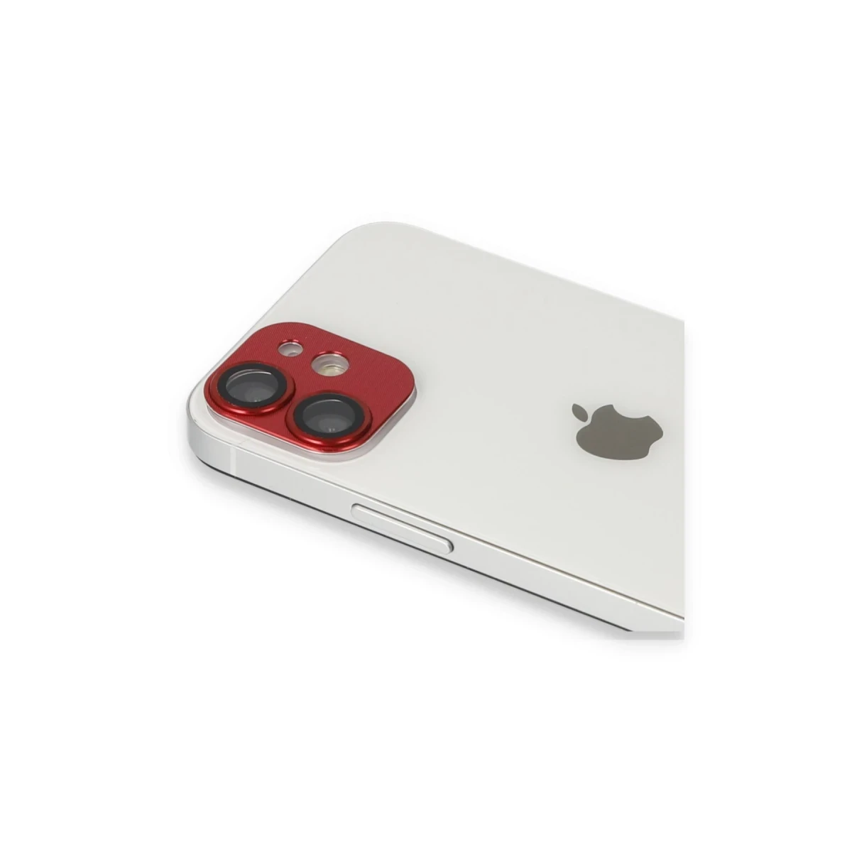 Apple iPhone 11 Pers Alüminyum Kamera Lens - Kırmızı