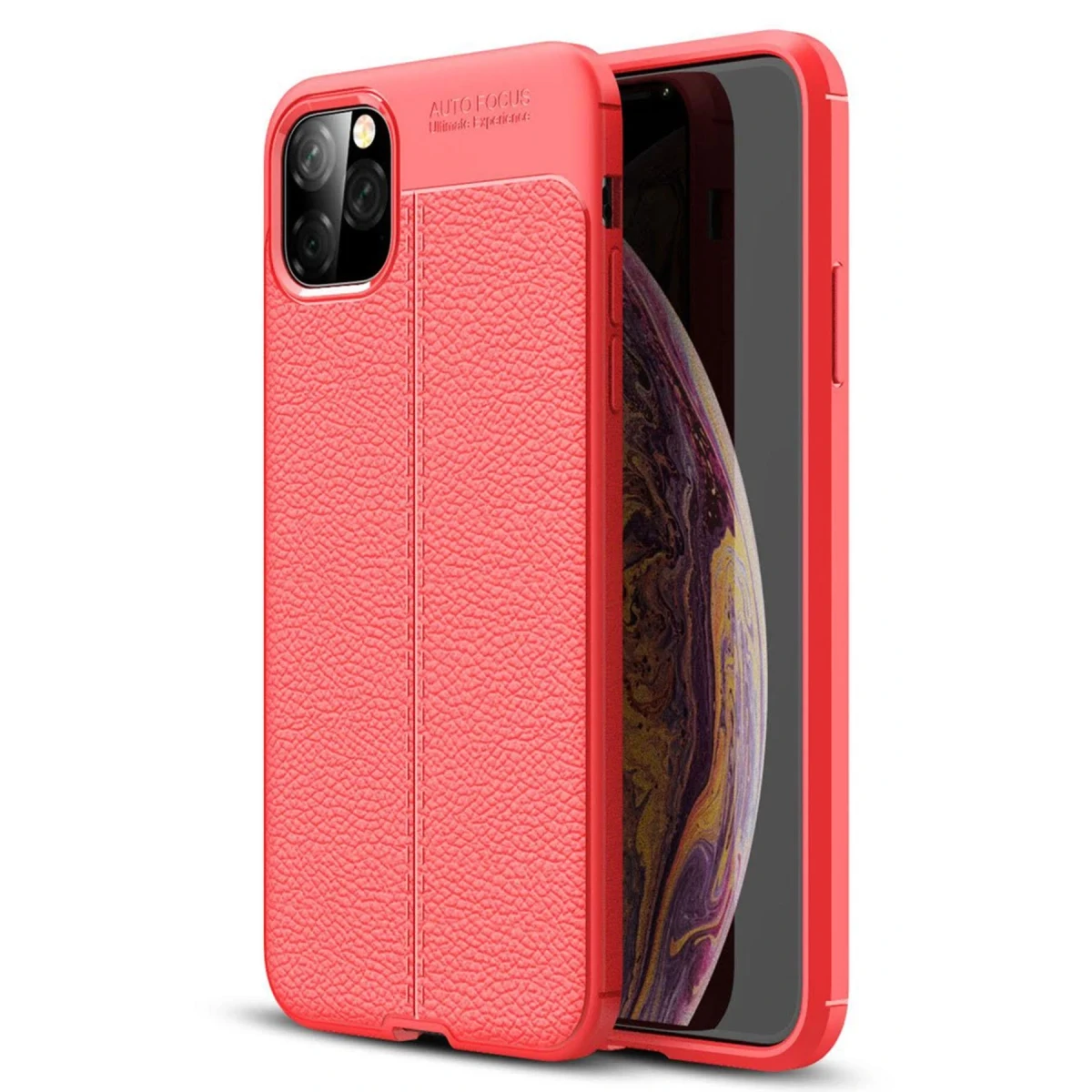 Apple iPhone 11 Pro Kılıf Auto Focus Kapak - Kırmızı