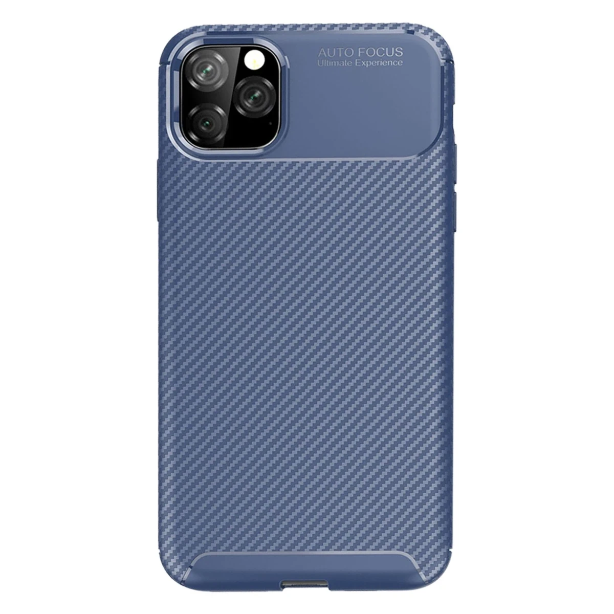 Apple iPhone 11 Pro Kılıf Auto Focus Karbon Kapak - Lacivert