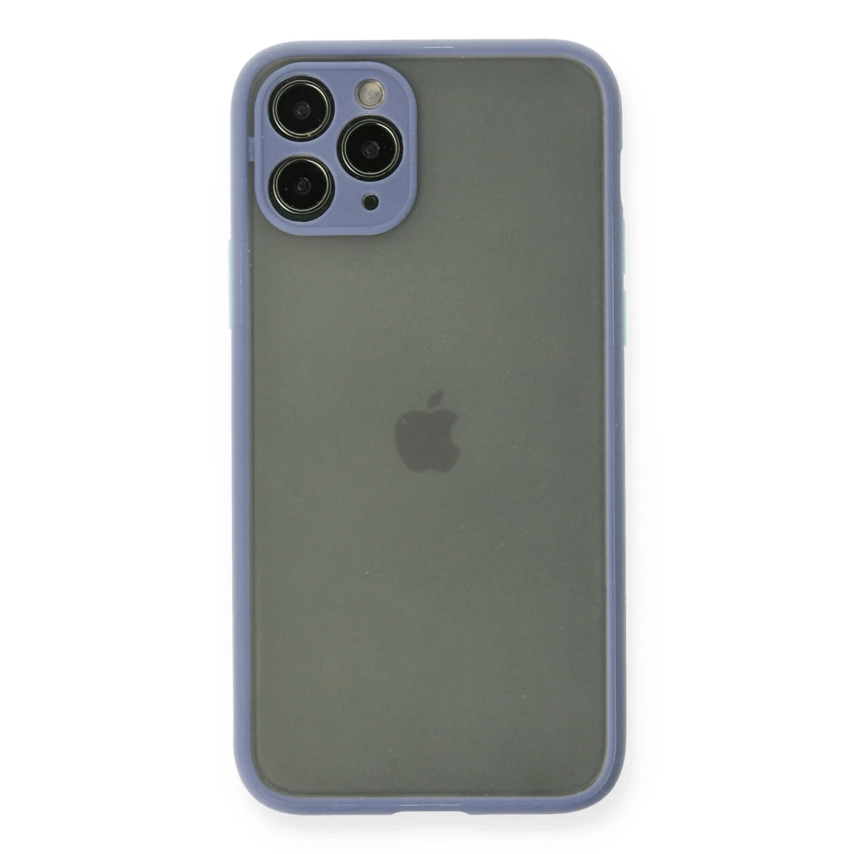 Apple iPhone 11 Pro Kılıf Montreal Silikon Kapak - Gri