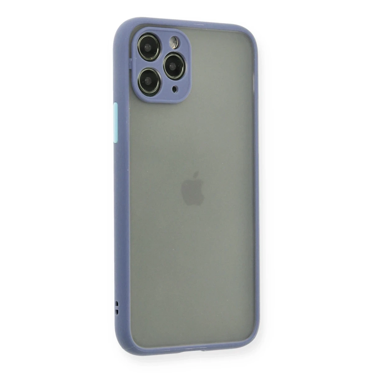 Apple iPhone 11 Pro Kılıf Montreal Silikon Kapak - Gri