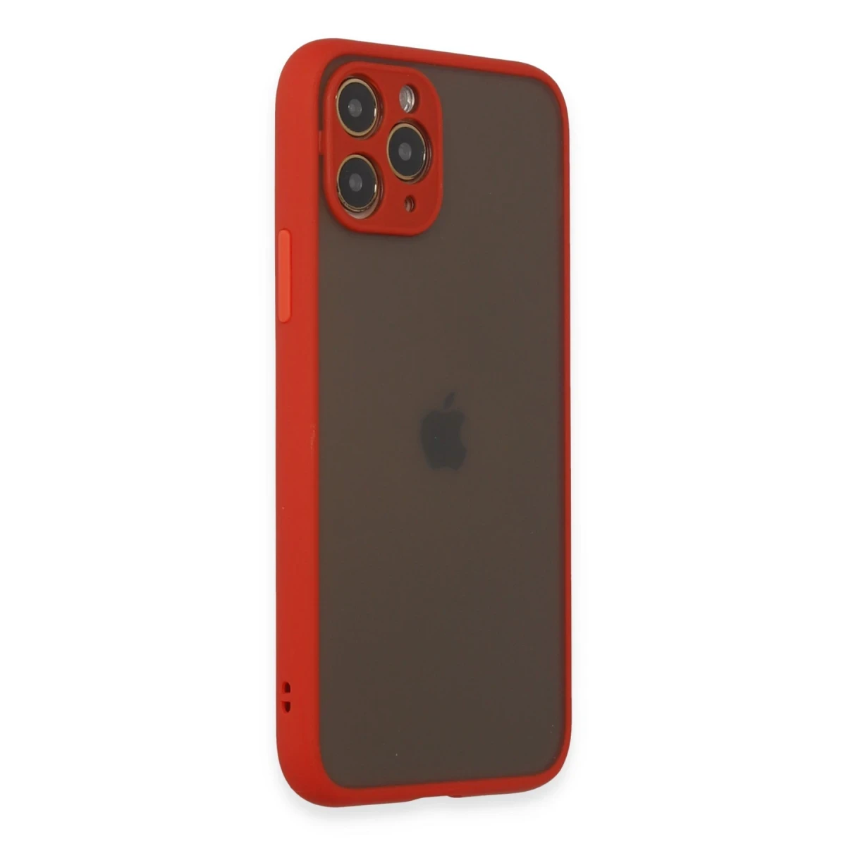 Apple iPhone 11 Pro Kılıf Montreal Silikon Kapak - Kırmızı