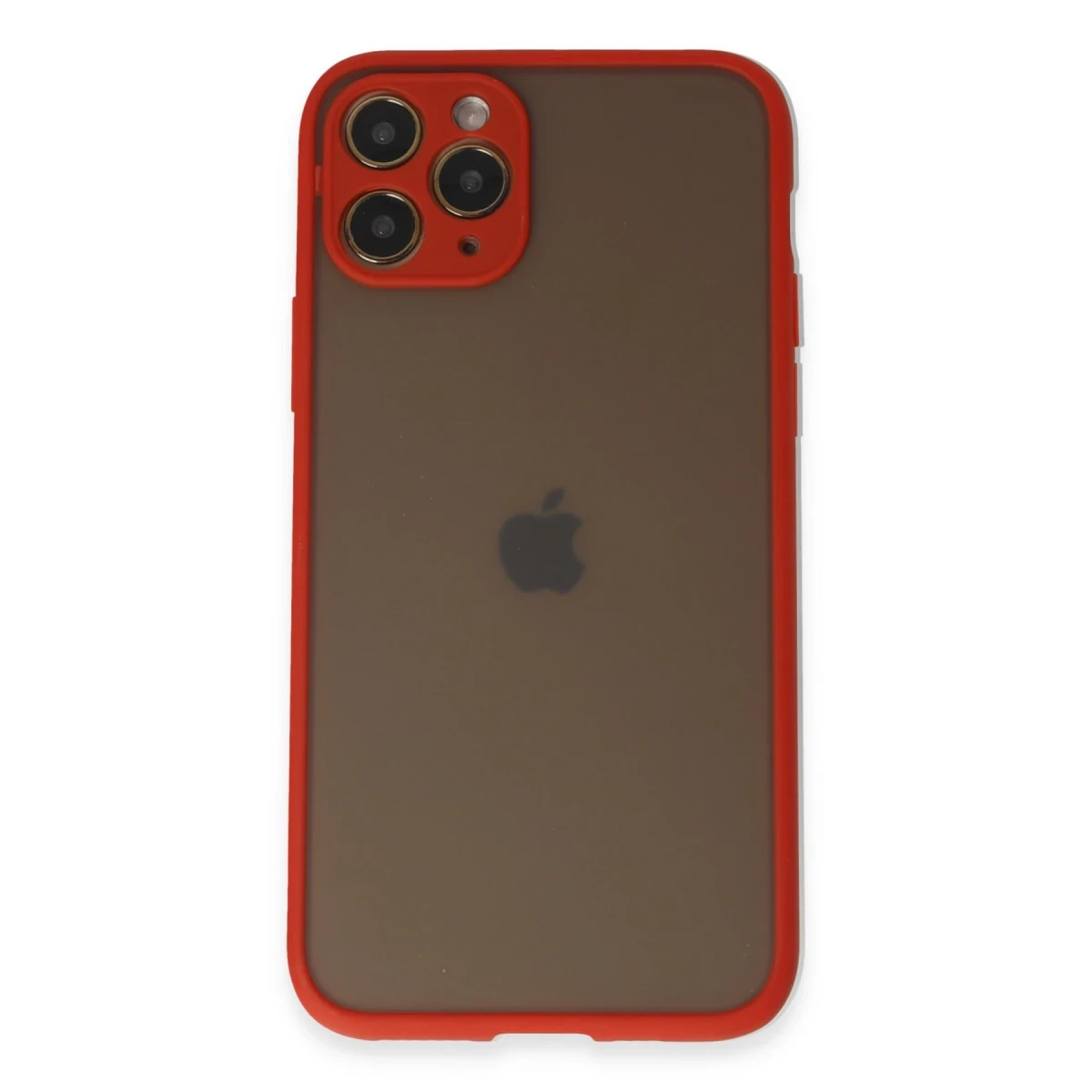 Apple iPhone 11 Pro Kılıf Montreal Silikon Kapak - Kırmızı
