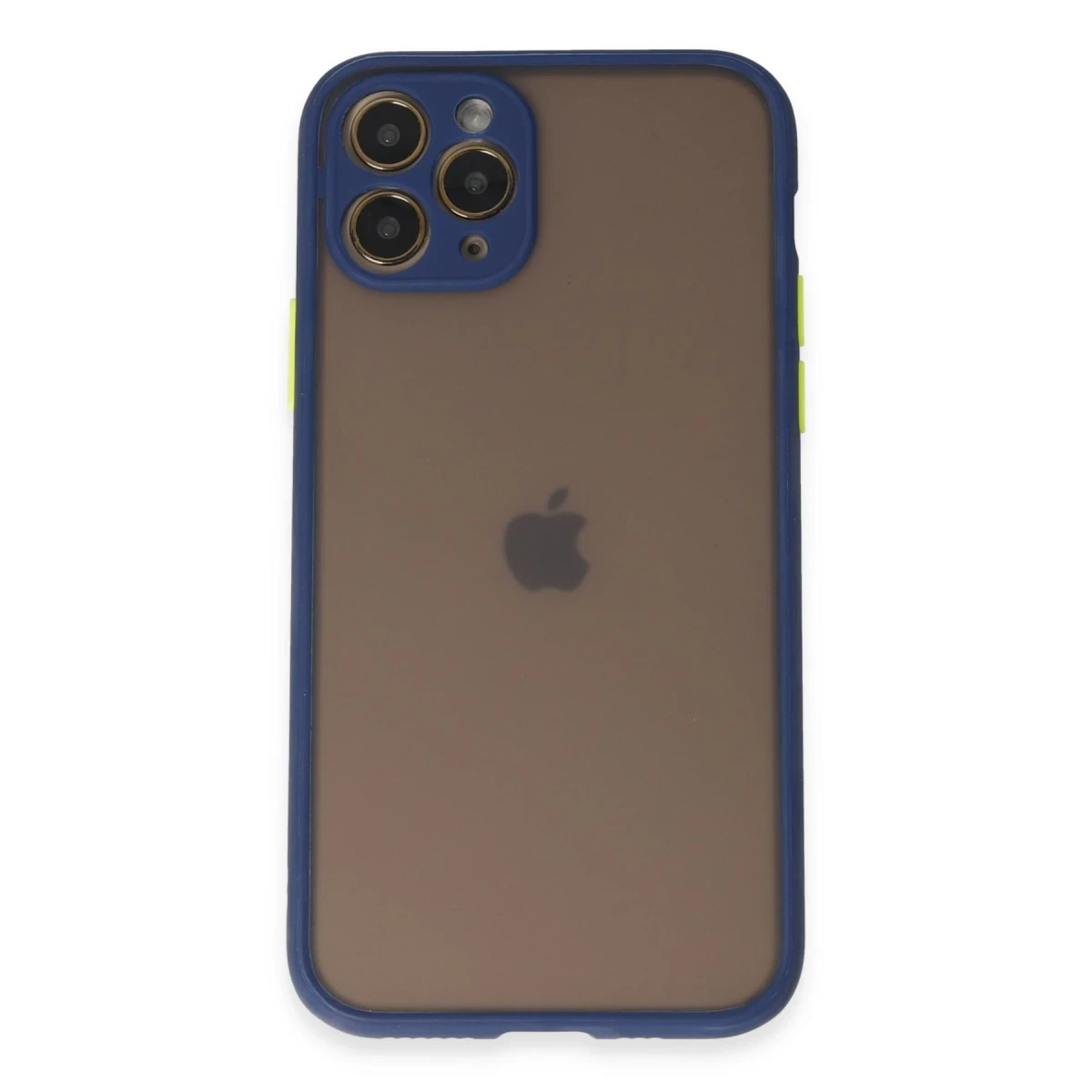 Apple iPhone 11 Pro Kılıf Montreal Silikon Kapak - Lacivert