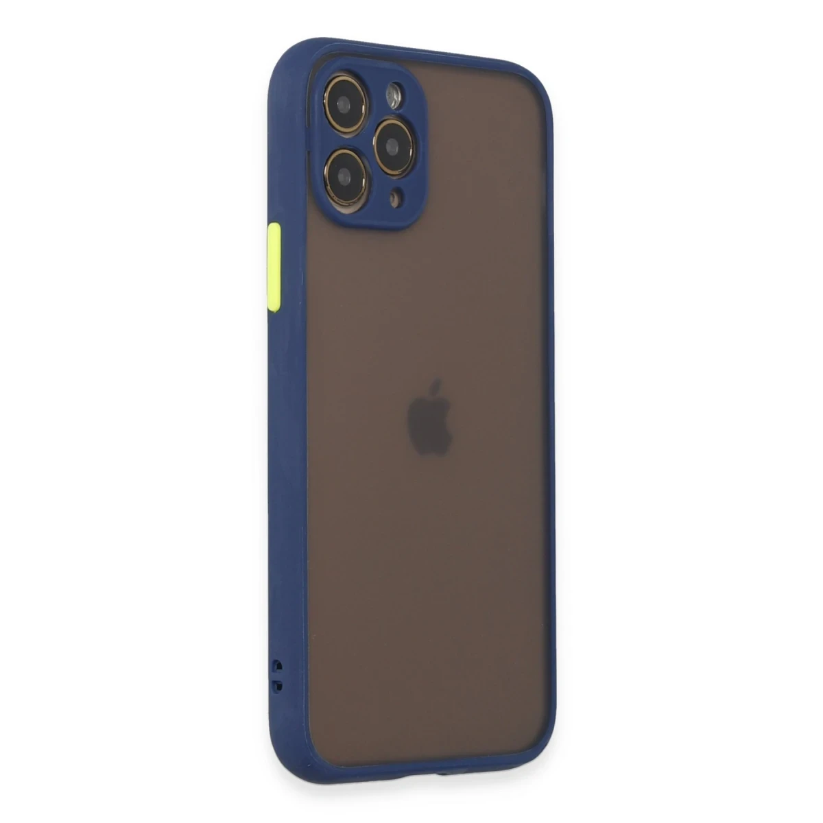 Apple iPhone 11 Pro Kılıf Montreal Silikon Kapak - Lacivert