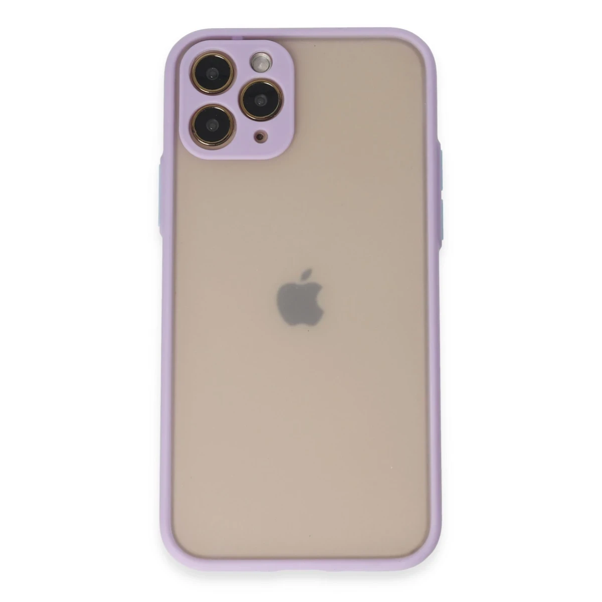 Apple iPhone 11 Pro Kılıf Montreal Silikon Kapak - Mor