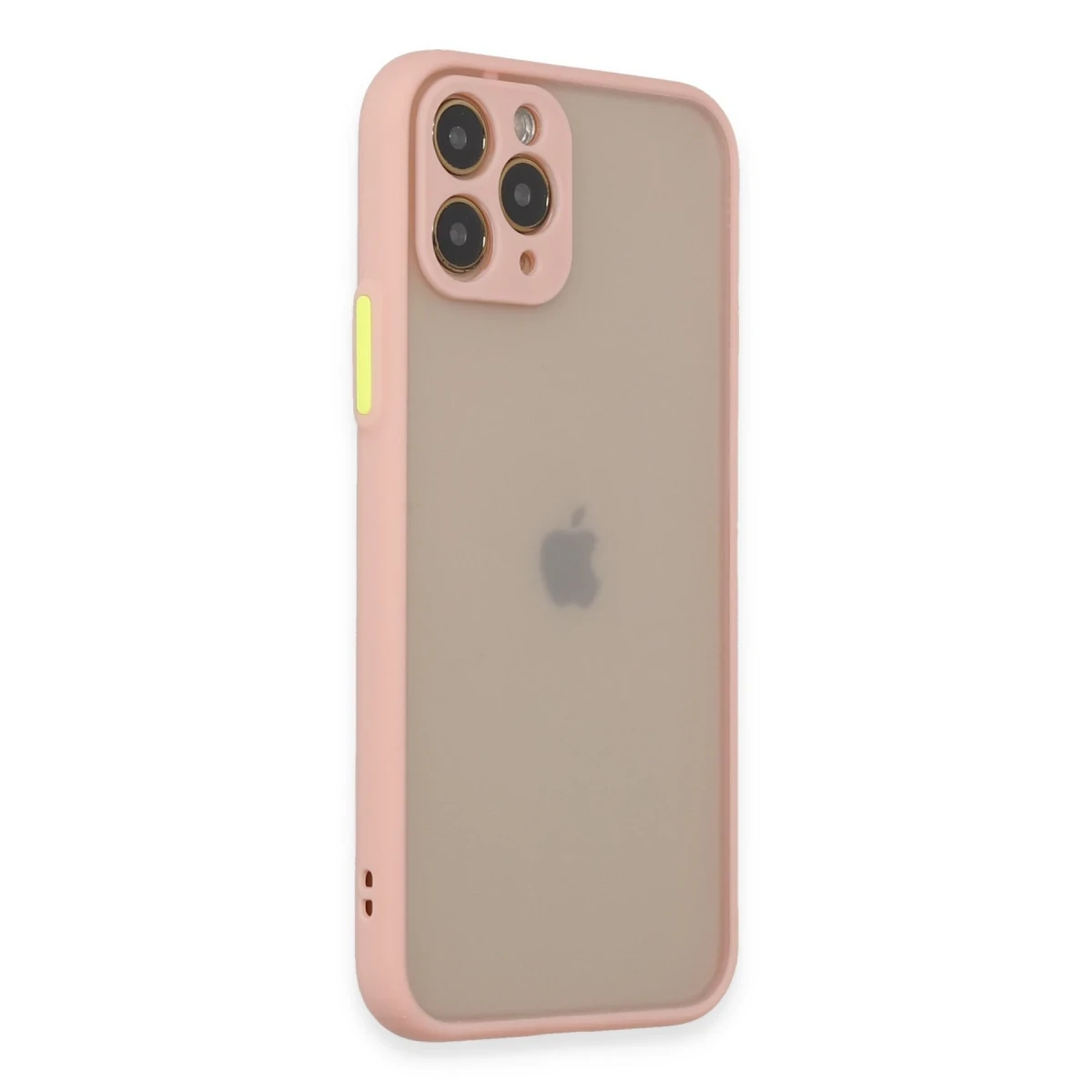 Apple iPhone 11 Pro Kılıf Montreal Silikon Kapak - Pembe