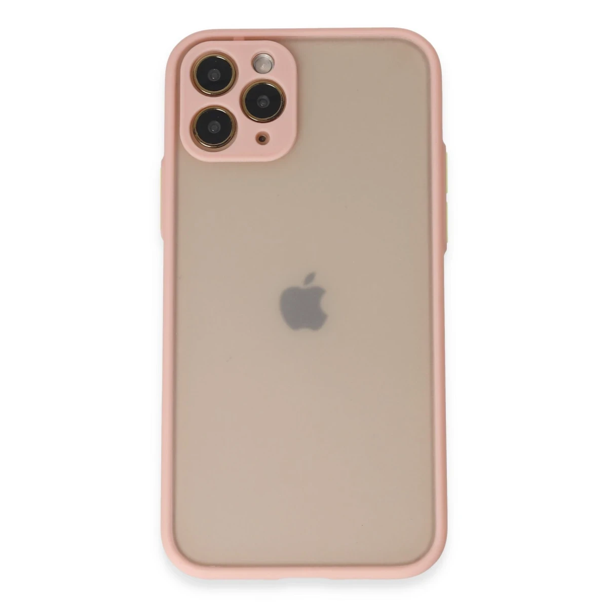 Apple iPhone 11 Pro Kılıf Montreal Silikon Kapak - Pembe