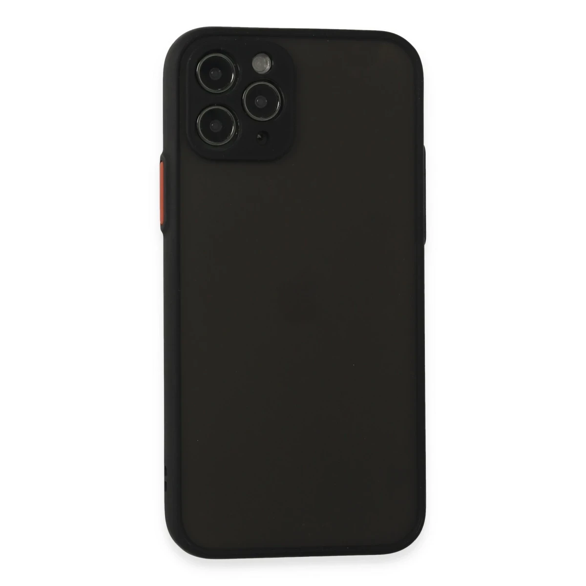 Apple iPhone 11 Pro Kılıf Montreal Silikon Kapak - Siyah