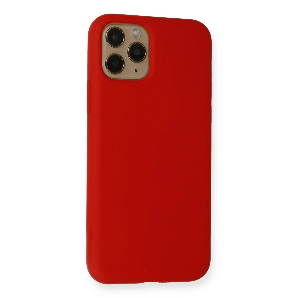Apple iPhone 11 Pro Kılıf Nano içi Kadife Silikon - Kırmızı