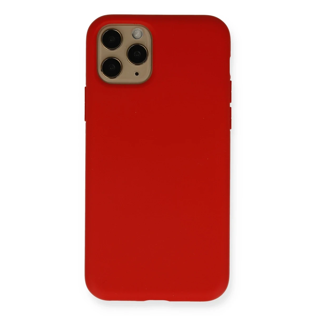 Apple iPhone 11 Pro Kılıf Nano içi Kadife Silikon - Kırmızı