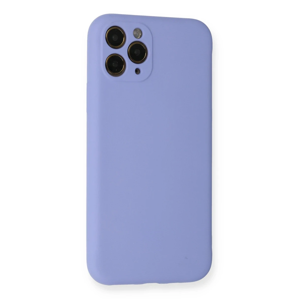 Apple iPhone 11 Pro Kılıf Nano içi Kadife Silikon- Lila
