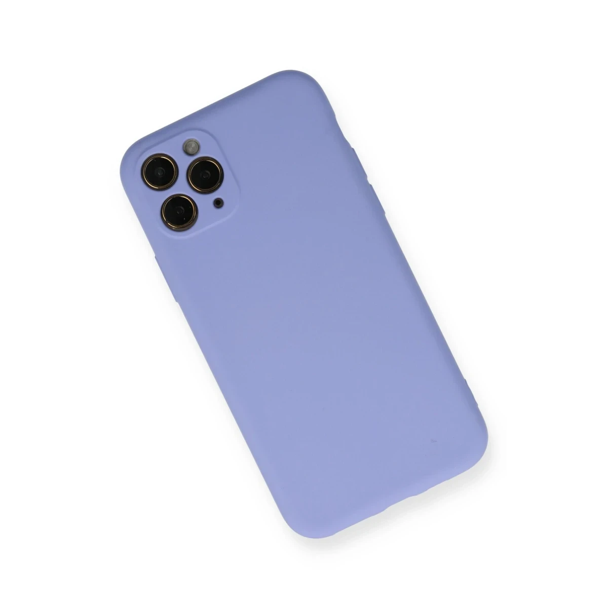 Apple iPhone 11 Pro Kılıf Nano içi Kadife Silikon- Lila