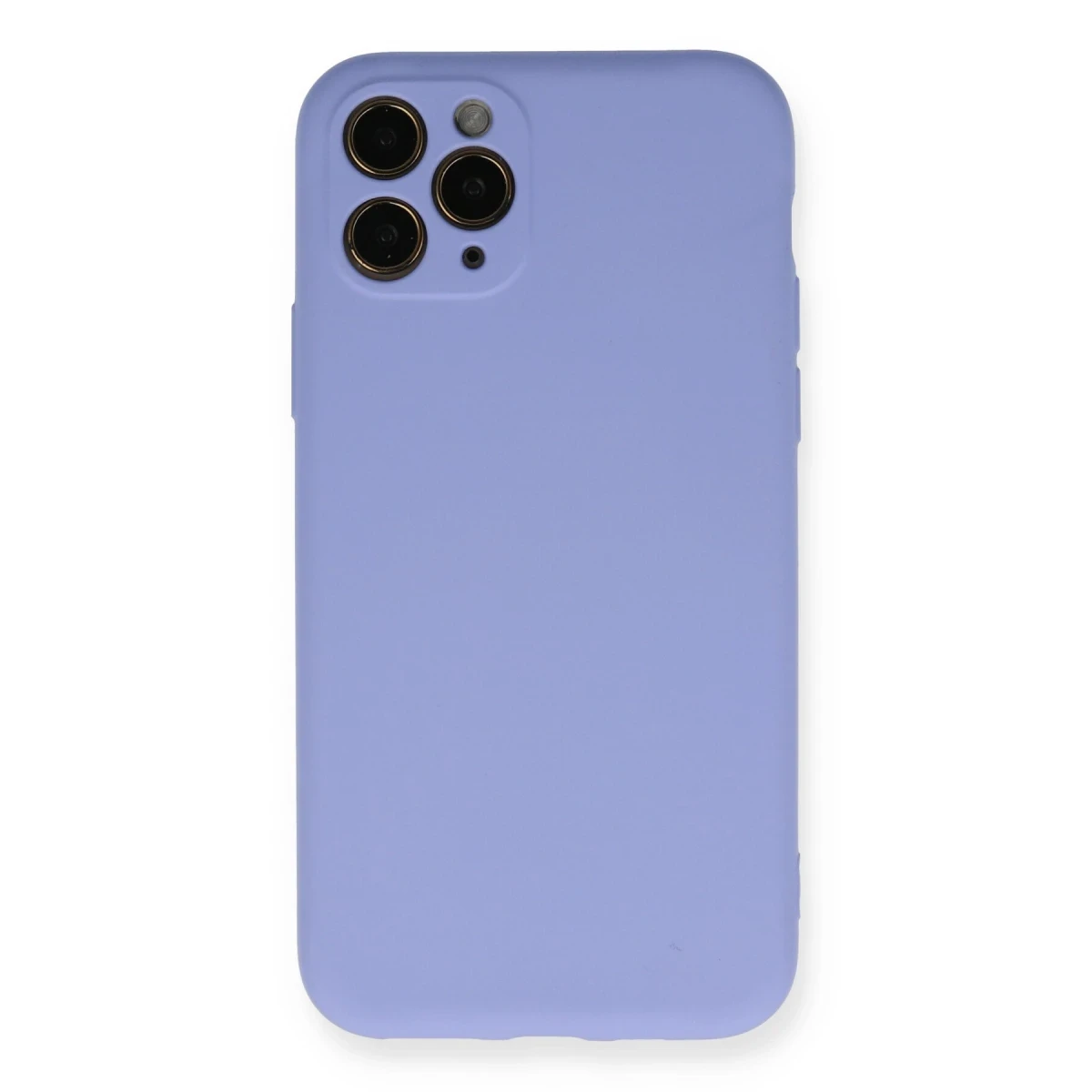 Apple iPhone 11 Pro Kılıf Nano içi Kadife Silikon- Lila
