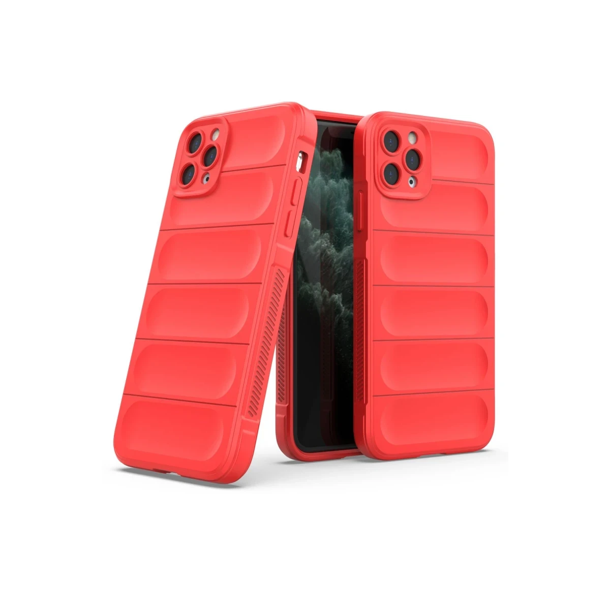 Apple iPhone 11 Pro Kılıf Optimum Silikon - Kırmızı