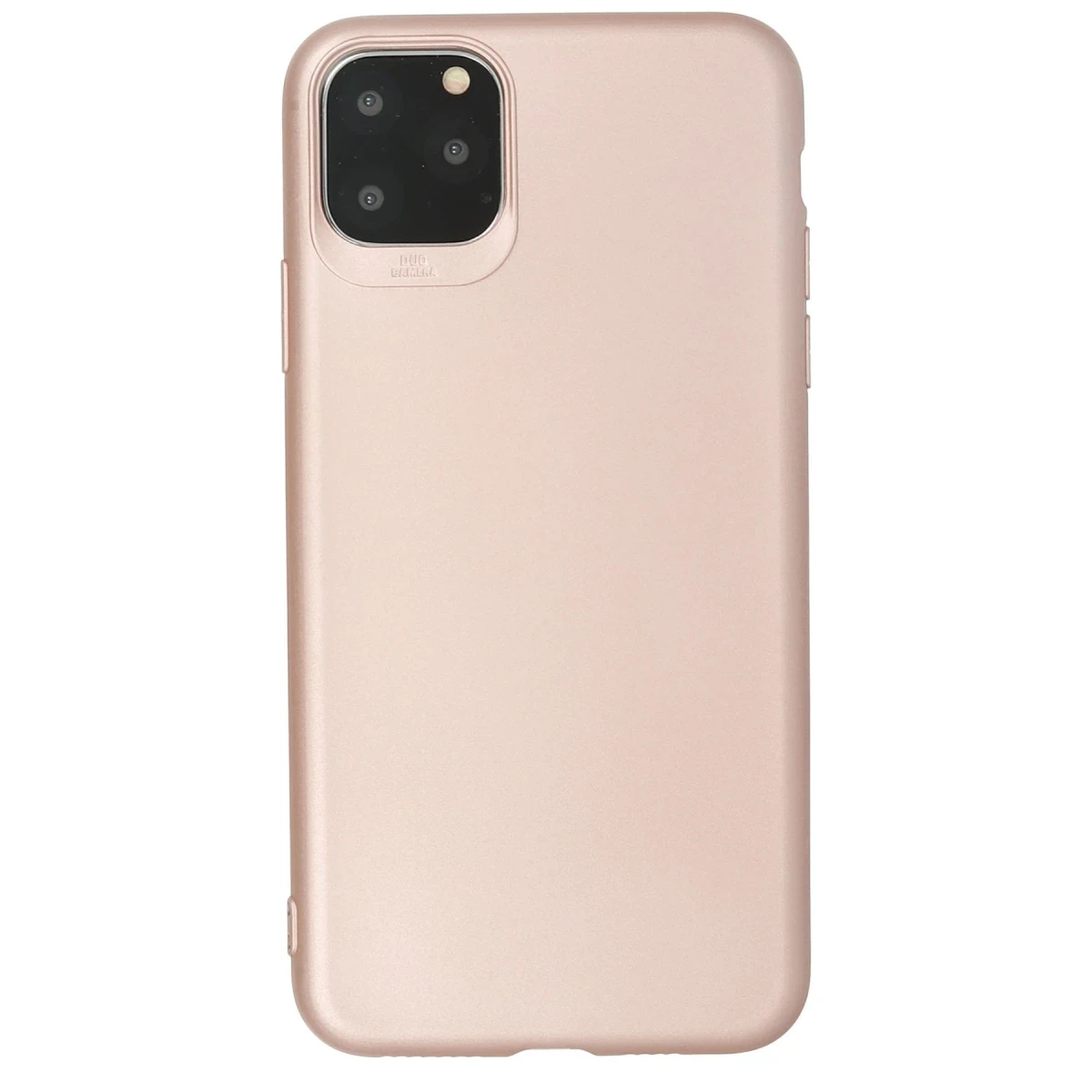 Apple iPhone 11 Pro Max Kılıf First Silikon - Rose Gold