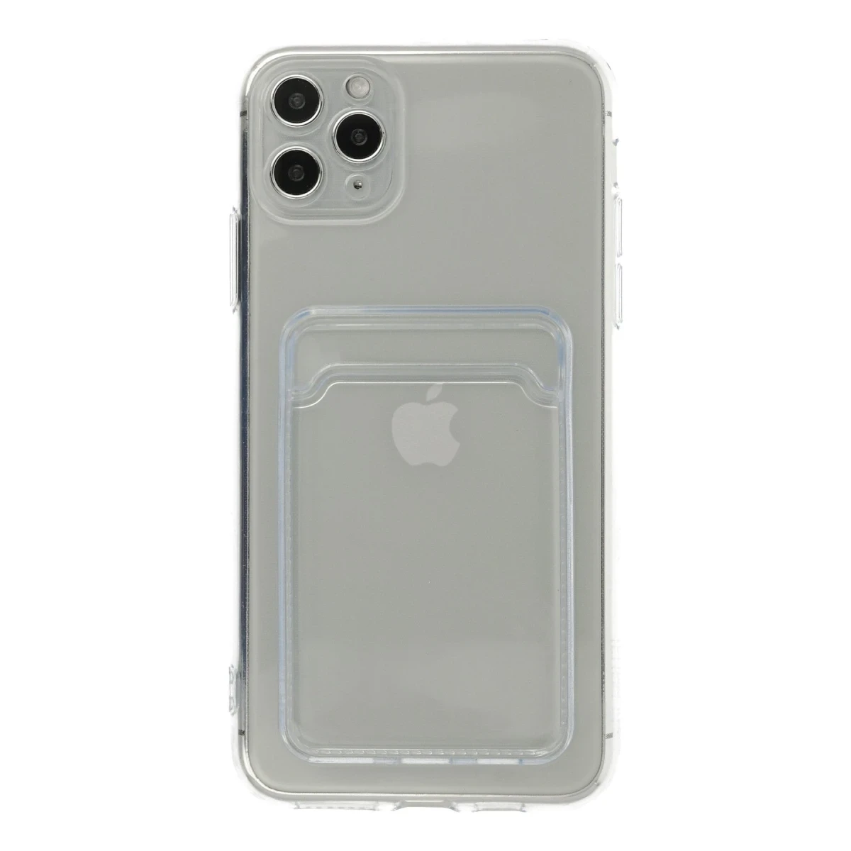 Apple iPhone 11 Pro Max Kılıf Kart Şeffaf Silikon - Şeffaf