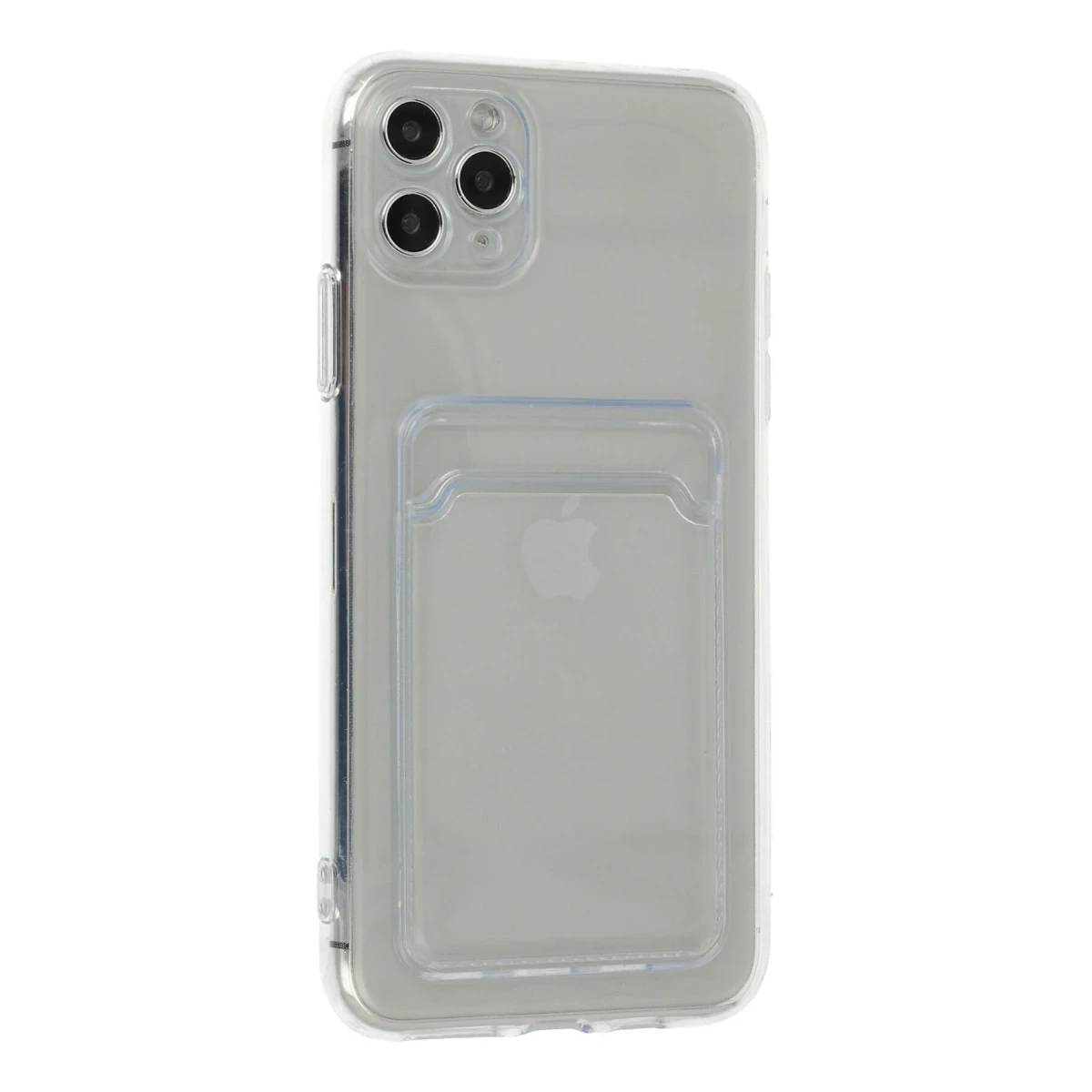 Apple iPhone 11 Pro Max Kılıf Kart Şeffaf Silikon - Şeffaf