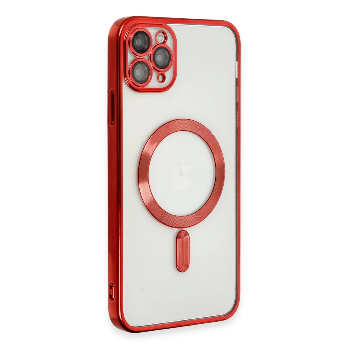 Apple iPhone 11 Pro Max Kılıf Kross Magneticsafe Kapak - Kırmızı